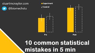 Ten Statistical Mistakes in 5 Min [upl. by Consalve]