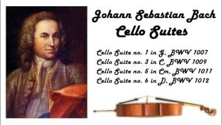 Johann Sebastian Bach  Cello suites in 432 Hz great for reading or studying [upl. by Pudendas]